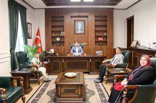 15 Temmuz Gazisi Adem Taşdemir'den, Kaymakamımız Sn. Fatih KAYA'ya Ziyaret